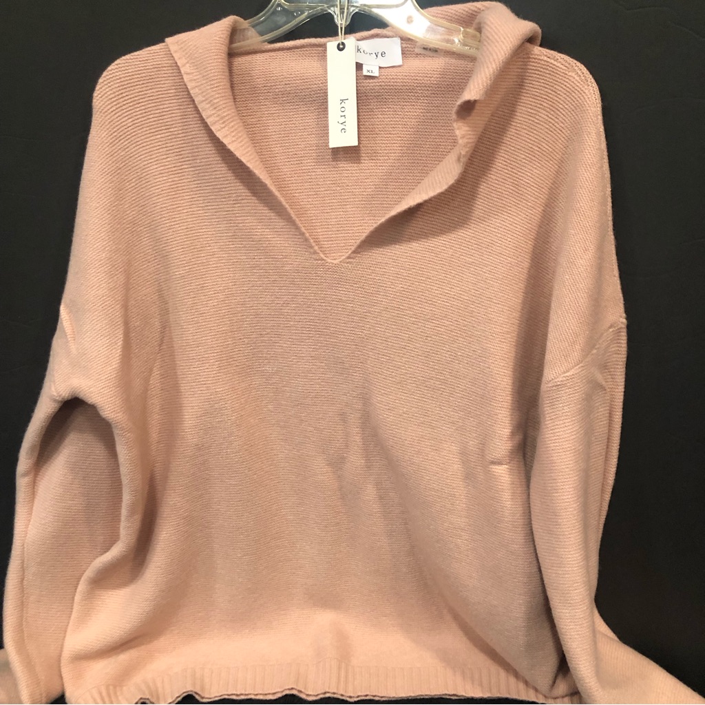Korye Pink Hoodie Sweater Xl Nwt Very Soft